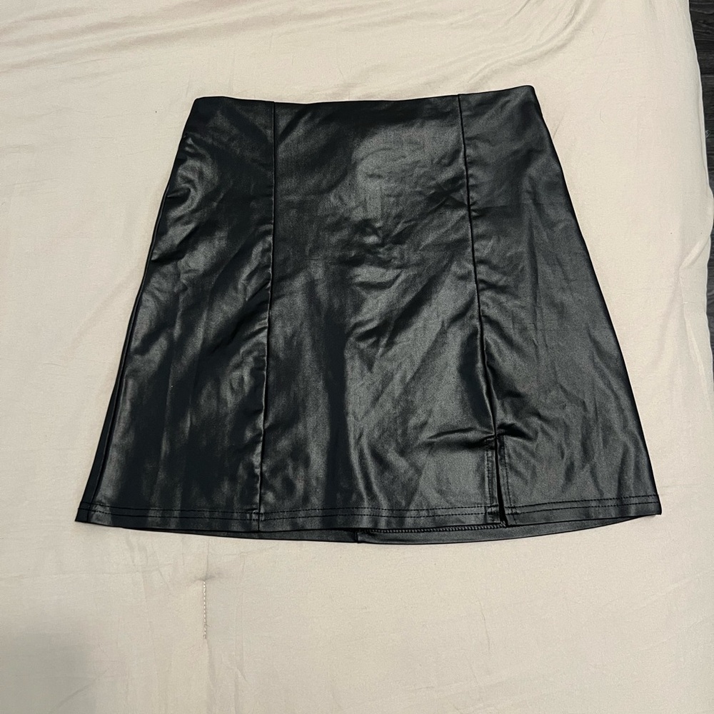 Pleather Skirt